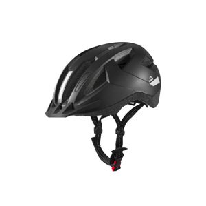 Crivit Dámská / Pánská cyklistická helma s koncovým světlem (černá, S/M)