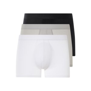 Livergy® Pánské boxerky, 3 kusy (černá / světle šedá / bílá, 7/Xl)