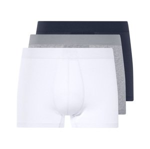 Livergy® Pánské boxerky, 3 kusy (navy modrá / šedá / bílá, 7/Xl)