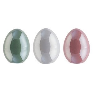 Livarno home Sada keramických velikonočních figurek / Keramická velikonoční figurka (Sada 3 vajec)