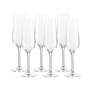 Livarno home Sklenice na sekt / Sklenice na bílé víno / Sklenice na červené víno / Sklenice na vodu (sklenice na sekt)