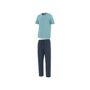 Livergy® Pánské pyžamo (pruhy/modrá, L (52/54))