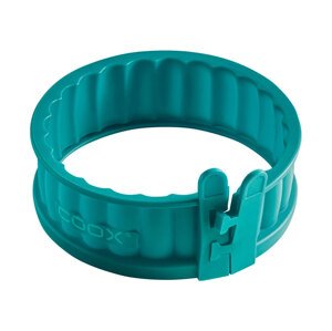 Coox Silikonová forma na koláč se skleněným dnem, Ø 12 cm (zelená)
