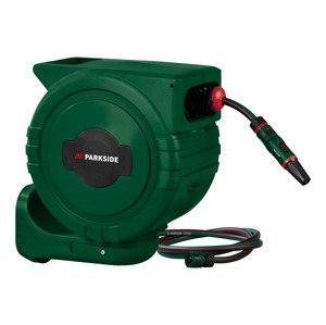 Parkside® Nástěnný navíjecí buben s hadicí, 25 m