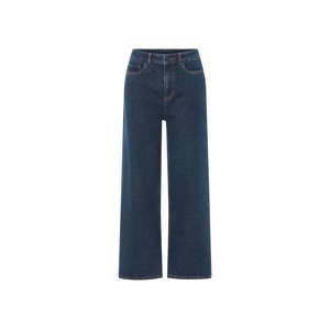 esmara® Dámské džíny "Wide Leg" (tmavě modrá, 40)