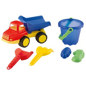 Playtive Hračky na písek (plážový set auto & modrý kbelík)