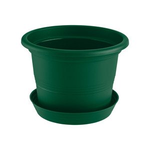 Parkside® Květináč s miskou Winchester, Ø 28 cm (zelená)