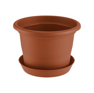 Parkside® Květináč s miskou Winchester, Ø 28 cm (cihlová)