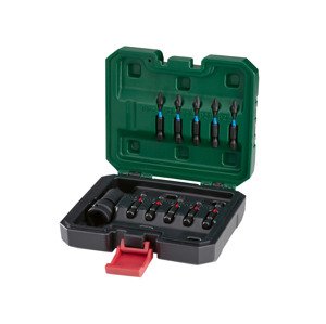 Parkside® Sada rázových nástrčných klíčů / Adaptér pro rázový utahovák / Sada kulových kloubů (adaptér pro rázový utahovák, 11dílná sada)