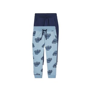 lupilu® Chlapecké tepláky, 2 kusy (navy modrá / modrá, 98/104)