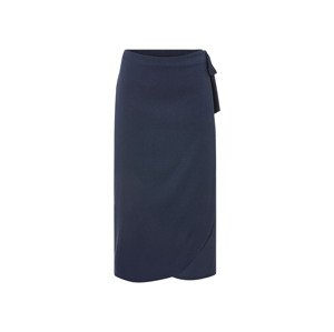 esmara® Dámská zavinovací midi sukně (námořnická modrá, Xs(32/34))