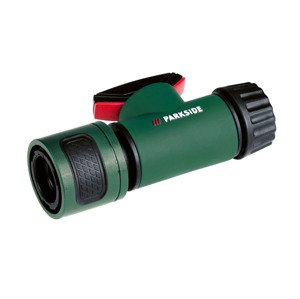 Parkside® Přípojka na vodovodní kohoutek / Regulační ventil / Hadicová přípojka s řídicím ventilem / Spojka se škrticí klapkou (hadicová přípojka s ří