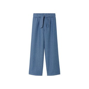 pepperts!® Dívčí letní džíny "Wide Leg" (modrá, 158/164)