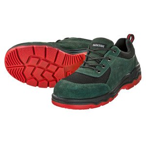 Parkside® Pánská kožená bezpečnostní obuv S3 (zelená, 44)