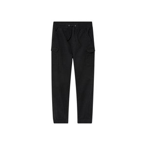 pepperts!® Chlapecké cargo kalhoty (černá, 158/164)