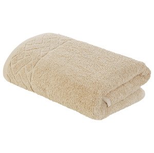 Livarno home Froté ručník pro hosty s BIO bavlnou, 30 x 50 cm, 450 g/m2 (béžová)