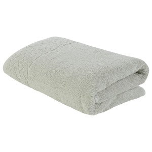 Livarno home Froté osuška s BIO bavlnou, 70 x 140 cm, 450 g/m2 (šedá)