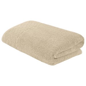 Livarno home Froté osuška s BIO bavlnou, 70 x 140 cm, 450 g/m2 (béžová)