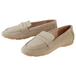 esmara® Dámská kožená obuv (béžová, 36)