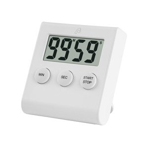 Auriol® Digitální kuchyňská minutka (bílá)
