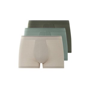 Livergy® Pánské boxerky, 3 kusy (tmavě zelená / zelená / béžová, 6/L)