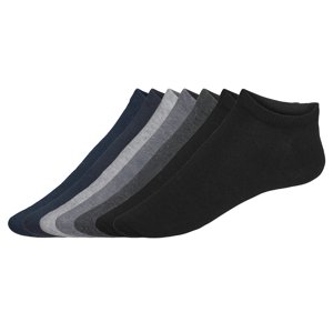 Livergy® Pánské nízké ponožky s BIO bavlnou, 7 párů (šedá, 39-42)