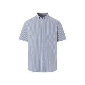 Livergy® Pánská volnočasová košile (modrá/bílá/pruhy, XXL (45/46))