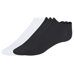 Livergy® Pánské nízké ponožky, 6 párů (bílá/černá, 39-42)