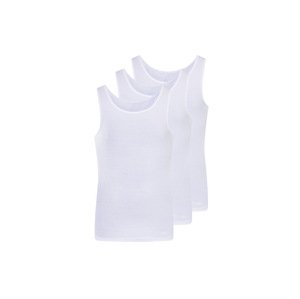 Livergy® Pánský nátělník Xxl, 3 kusy (bílá, 9/3Xl)
