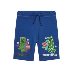 Chlapecké kraťasy Minecraft (modrá, 122/128)