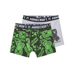 Chlapecké boxerky, 2 kusy (zelená/šedá, 134/140)