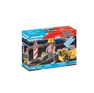 Playmobil Herní sada (stavební dělník s řezačkou hran)