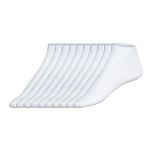 esmara® Dámské nízké ponožky, 10 párů (bílá, 39/42)