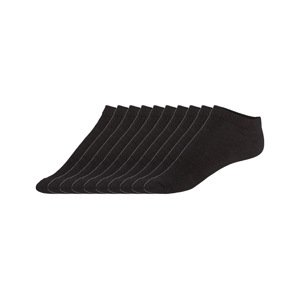 Livergy® Pánské nízké ponožky, 10 párů (černá, 39-42)