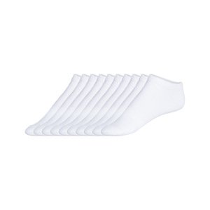 Livergy® Pánské nízké ponožky, 10 párů (bílá, 39-42)