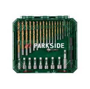Parkside® Sada vrtáků a bitů, 75dílná
