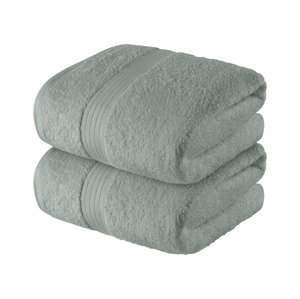 Livarno home Froté ručník, 50 x 100 cm, 500 g/m2, 2 kusy (mintová)