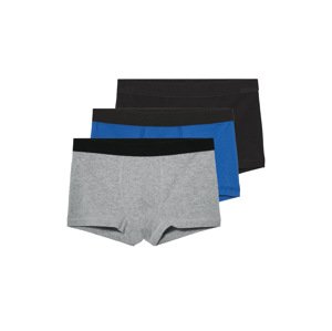 pepperts!® Chlapecké boxerky s BIO bavlnou, 3 kusy (černá/modrá/šedá, 134/140)