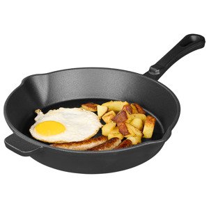 Grillmeister Litinová grilovací pánev, 25 cm (kulatá)