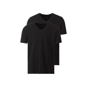 Mexx Pánské spodní triko, 2 kusy (černá / V-výstřih, XL)