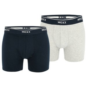 Mexx Pánské boxerky, 2 kusy (navy modrá / vínově červená, L)