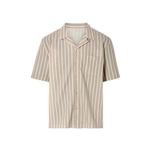 Livergy® Pánská volnočasová košile (béžová, M (48/50))