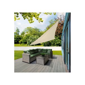 Livarno home Ochranná plachta proti slunci UV 60 (trojúhelníkový/béžový)