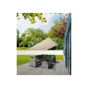 Livarno home Ochranná plachta proti slunci UV 60 (obdélníkový/béžový)