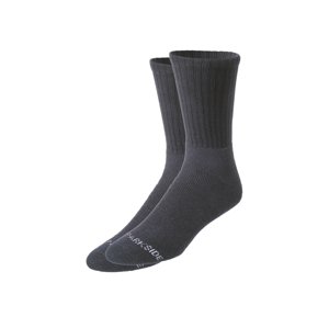 Parkside® Pánské pracovní ponožky, 2 páry (černá, 43-46)