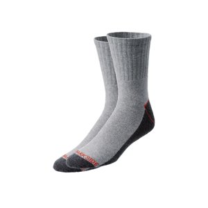 Parkside® Pánské pracovní ponožky, 2 páry (šedá, 39/42)