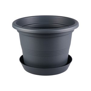 Parkside® Květináč s miskou Winchester, Ø 34 cm (antracitová)