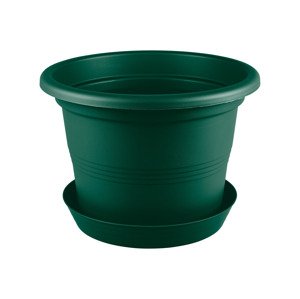 Parkside® Květináč s miskou Winchester, Ø 34 cm (zelená)