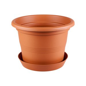 Parkside® Květináč s miskou Winchester, Ø 34 cm (cihlová)