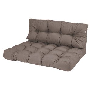 Livarno home Sada podsedáku a opěrky na paletový nábytek (světle hnědá)
